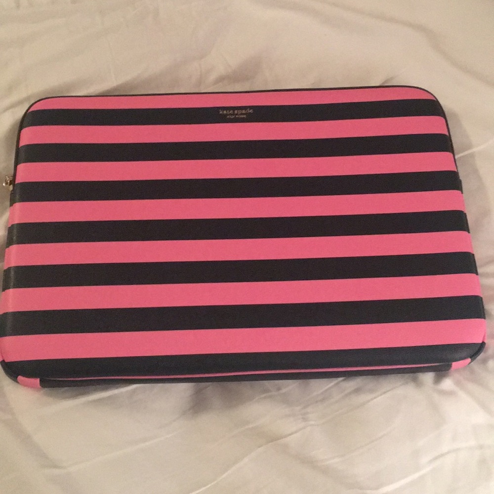 Kate Spade ‘sylvia’ stripe universal laptop sleeve